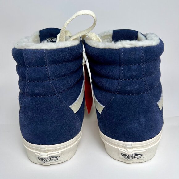 VANS Sk8-Hi Cozy Hug Parisian Night Shoes Navy Men's 7.5 / Women's 9 NEW - Picture 7 of 9